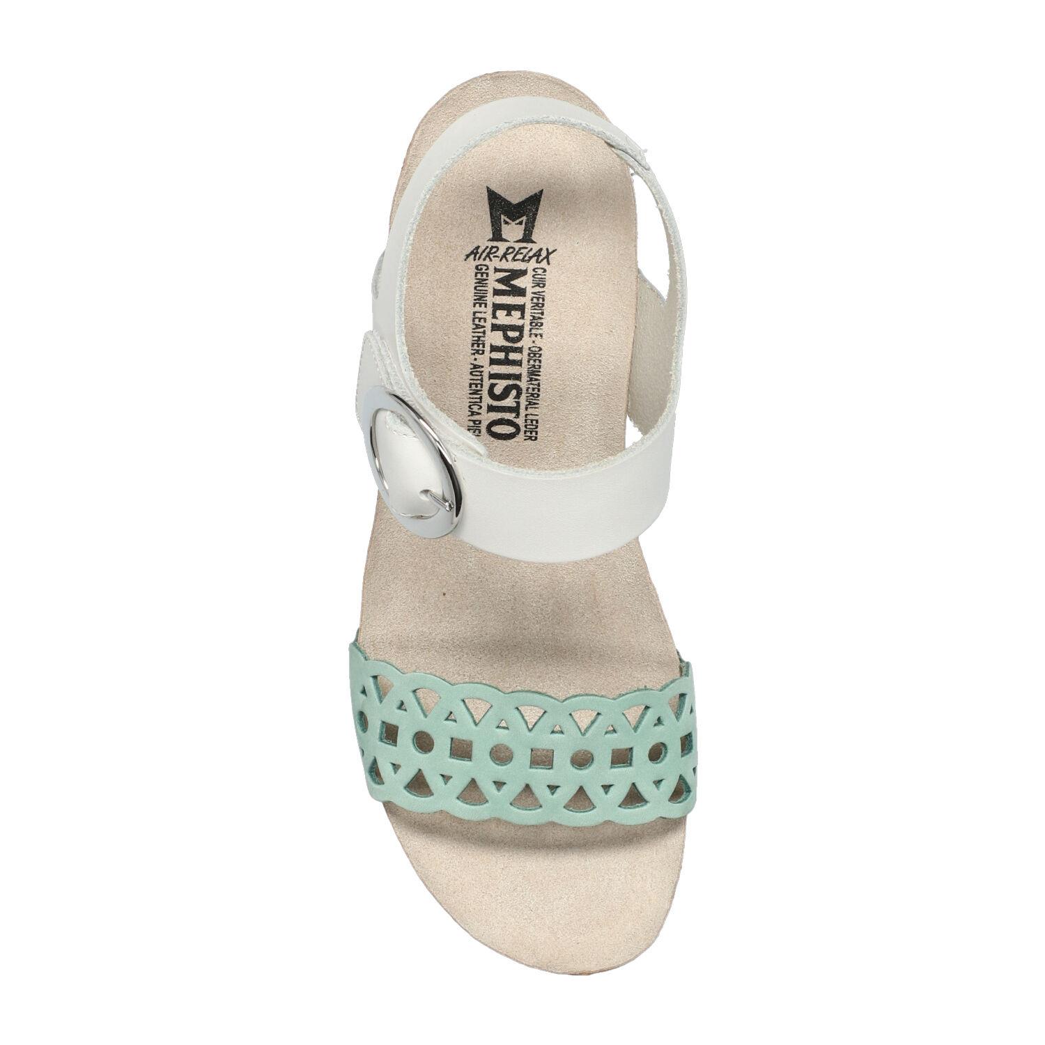 sandales femme modèle Lee vert - Mephisto